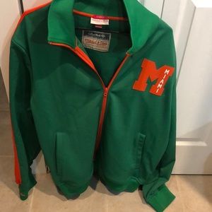Mitchell & Ness Miami hurricanes jacket